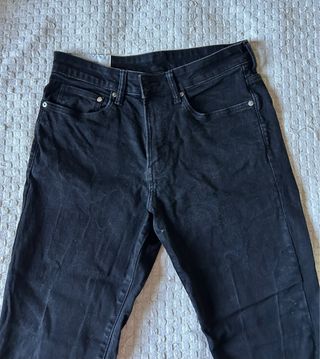 Pantalones negros straight fit