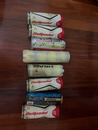 Pelotas de Pádel Bullpadel y Head