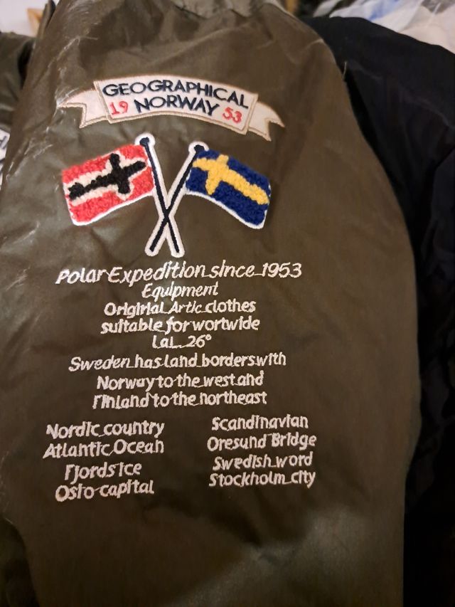Chaqueta Geographical Norway Talla 12Y Verde