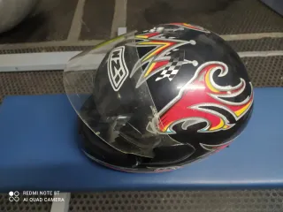 Casco NZI Retro Negro