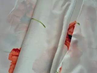 Copripiumino singolo Jysk, con papaveri rossi