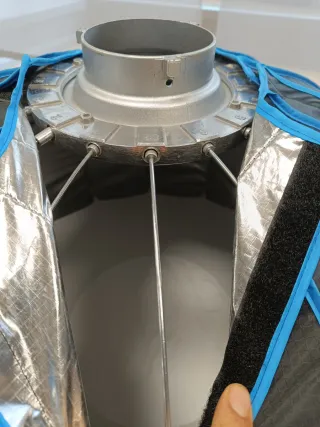 Softbox Neewer 90 cm Hexadecágono +rejilla #flash