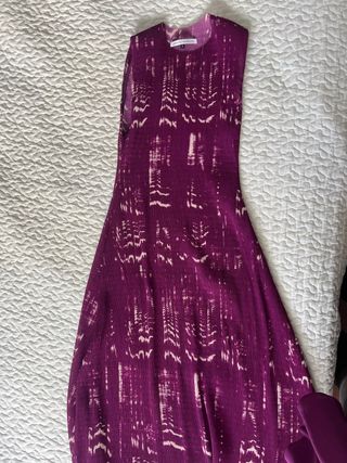 Vestido Adolfo Domínguez Morado Talla S