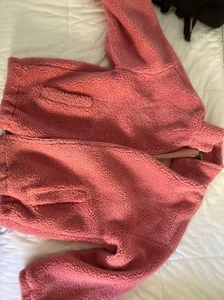 Chaqueta oversize rosa