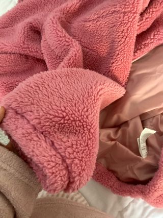 Chaqueta oversize rosa