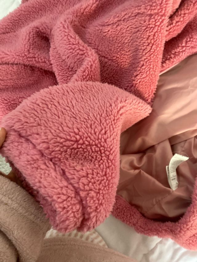 Chaqueta oversize rosa