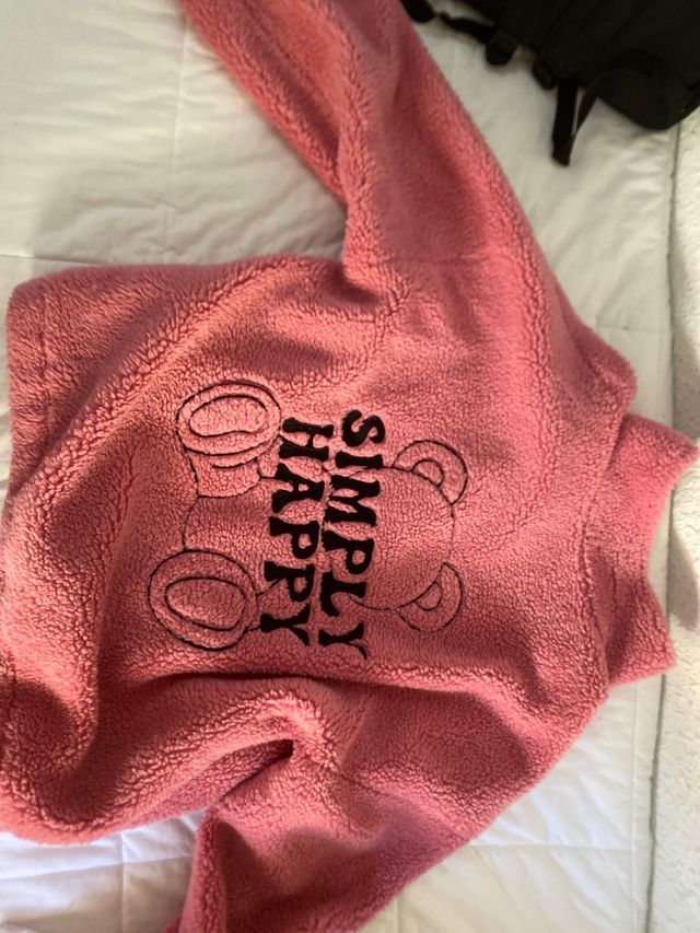 Chaqueta oversize rosa