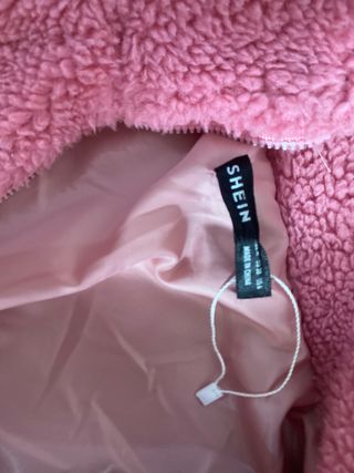 Chaqueta oversize rosa