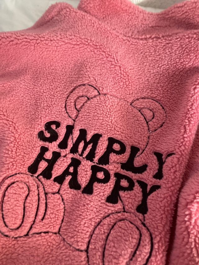 Chaqueta oversize rosa