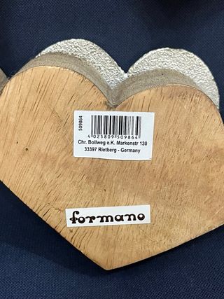 Cuore in legno Formano