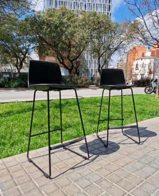 Taburete Lotus Enea Negro