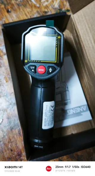 Pistola de infrarrojos