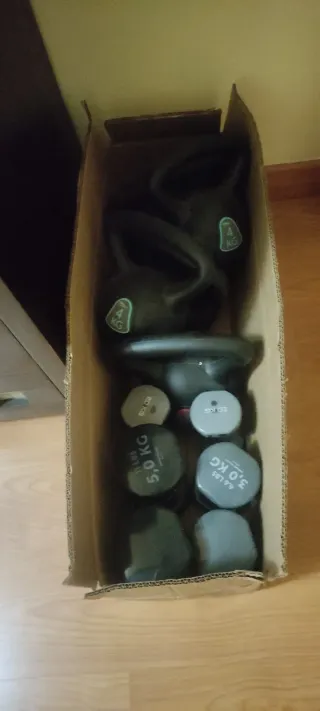 Pesas y mancuernas varios pesos