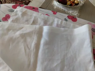 Asciugamano Vintage Lino Ricamato