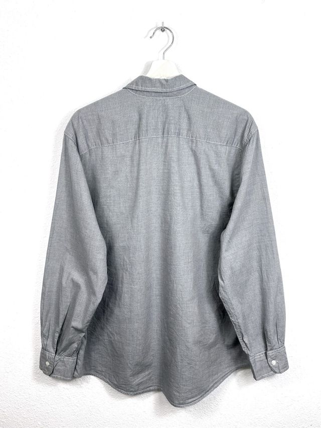 Camicia Levi's a Manica Lunga Classica Grigia Liscia Retrò