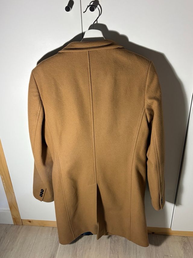 Abrigo Zara Marrón Hombre