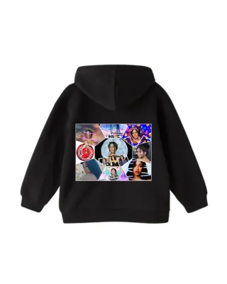 Sudadera Blanca con Estampado Cardi B
