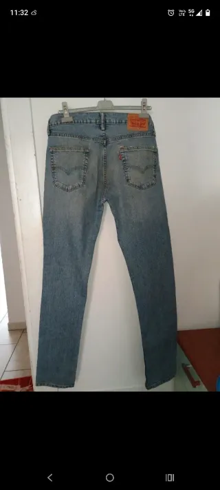 Jeans Levi's Uomo Taglia 48 Blu