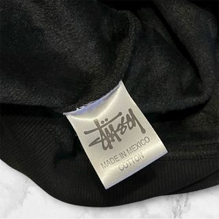 Sudadera Stussy Negra con Logo Azul