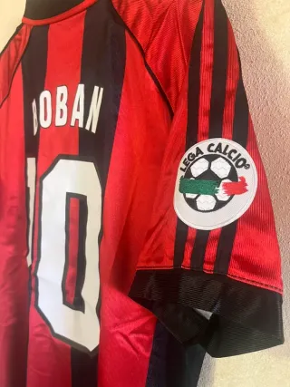 Maglia Milan Boban 98/99 vintage L