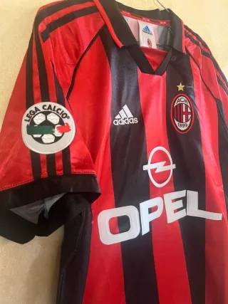 Maglia Milan Boban 98/99 vintage L