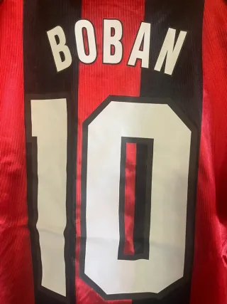 Maglia Milan Boban 98/99 vintage L