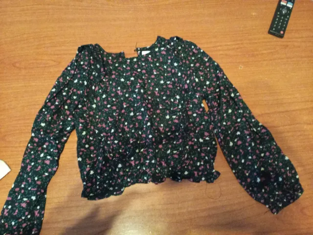 Pantalones anchos y blusa niña 9-10 años