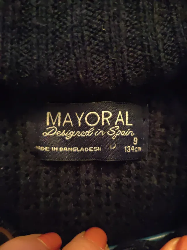 Jersey Mayoral niño con capucha