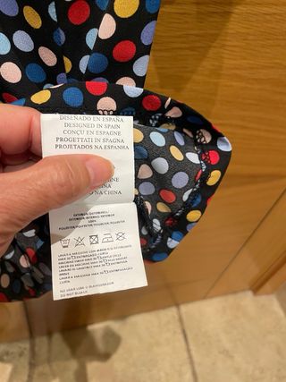 Blusa Minueto lunares multicolor