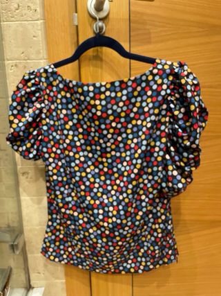 Blusa Minueto lunares multicolor