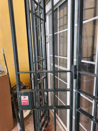 Rejas de seguridad hierro 4 hojas