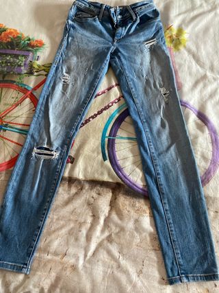 Vaqueros Salsa desgastados talla 32