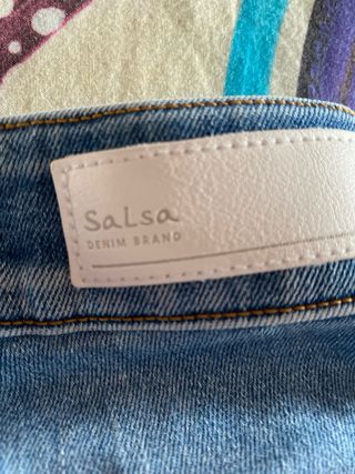 Vaqueros Salsa desgastados talla 32