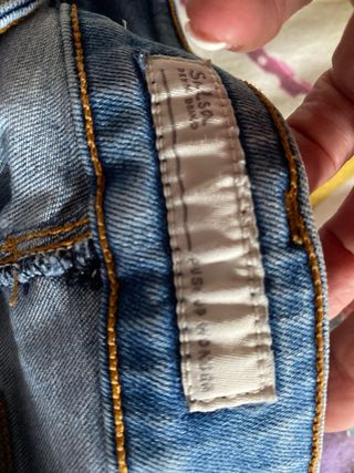 Vaqueros Salsa desgastados talla 32