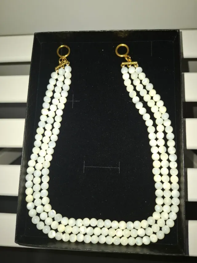 Collar nácar 3 vueltas