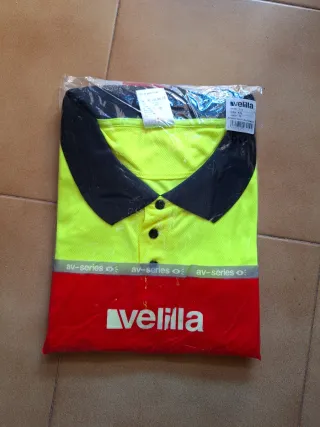 Polo manga larga bicolor Velilla XXL