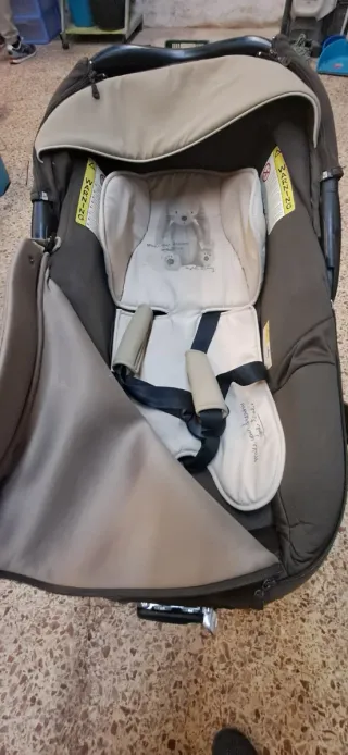 Carro 2 silla capazo 2 maxicosi Rider Jane marix 2