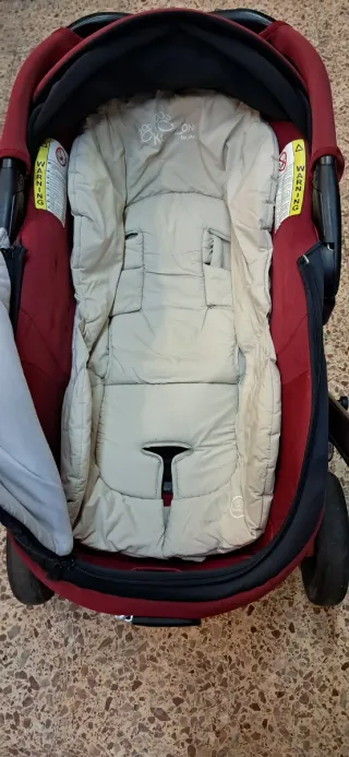 Carro 2 silla capazo 2 maxicosi Rider Jane marix 2