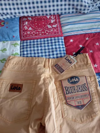 Pantalón Lois Skinny Fit Talla 32 Mostaza, nuevo!!