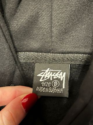 Sudadera Stussy Negra y Rosa