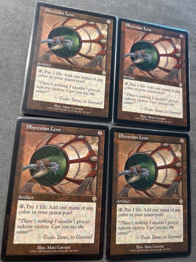 4x Phyrexian Lens - Magic The Gathering