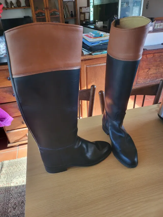 Botas hipica, equitación, cuero, mujer, hombre