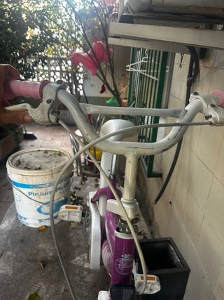 Bicicleta Disney Morada Niña