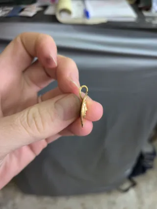 Colgante Rostro Virgen Del Rocío Oro 18k