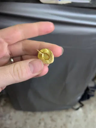 Colgante Rostro Virgen Del Rocío Oro 18k