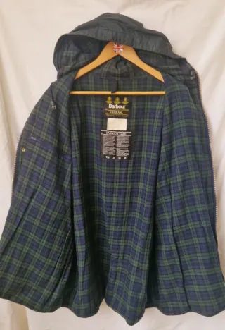 Barbour Durham c48 blu marino vintage '90