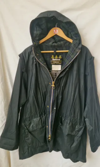 Barbour Durham c48 blu marino vintage '90