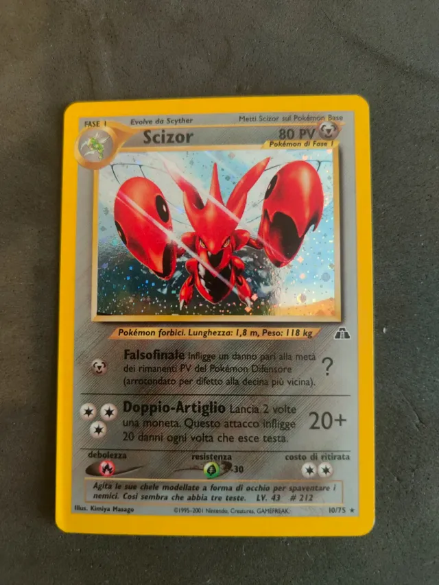 Carte Pokémon Scizor Fase 1