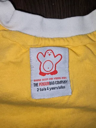 Pijama saco dinosaurio niño marca penguinbag