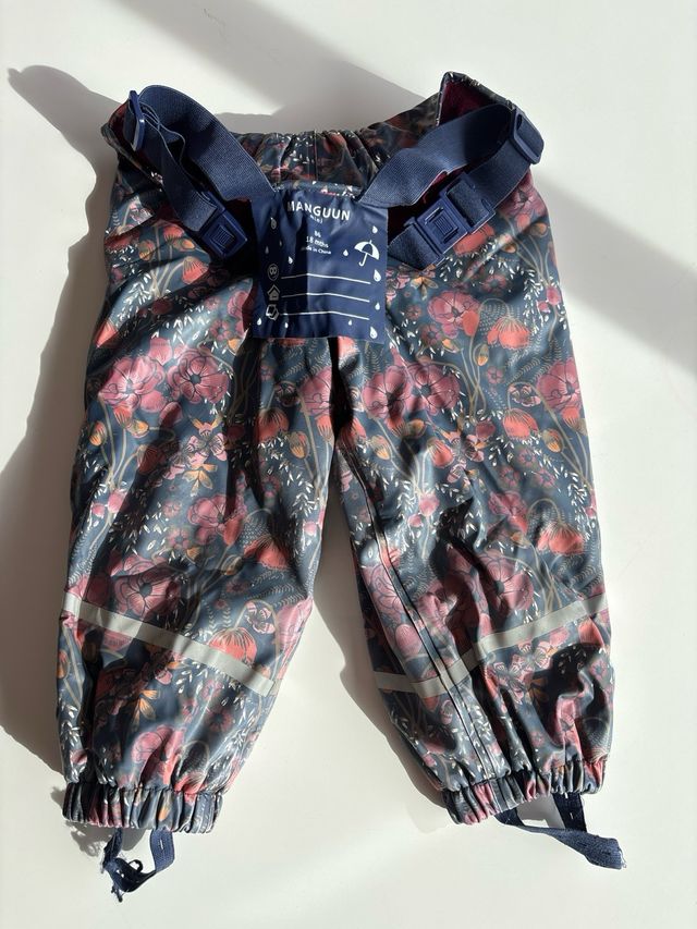 Pantalón impermeable y forrado para niña – Manguun